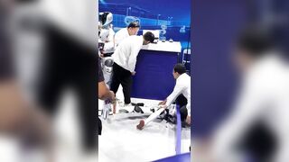 A.I. Robot finally acting like a real human. Crashing out