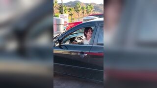 Lady freaks out after alleged hit-and-run