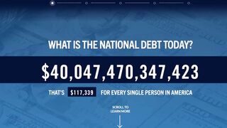 Buy Gold. U.S. national debt has officially crossed $40 trillion for the first time, more than doubling from $19.95 trillion when Trump first entered the White House in 2017.