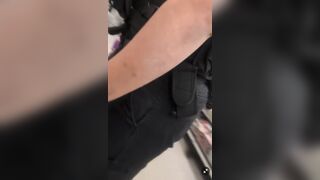 Woman confronts security guard and accuses him of taking pictures of women’s breasts