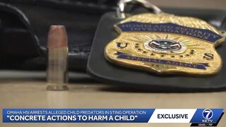 5 men who allegedly agreed to pay for sex with a child were arrested in Omaha