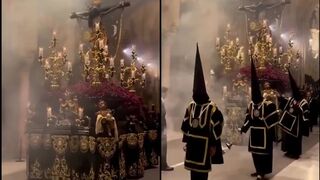 This is not a secret cult, this is the Catholic Church.
