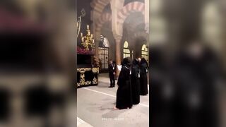 This is not a secret cult, this is the Catholic Church.