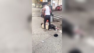 Black Man Finds Peace In Beating Old Helpless Drunk