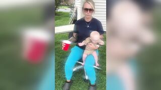 Don’t do this. Our job is to protect children, not intentionally antagonize infants.