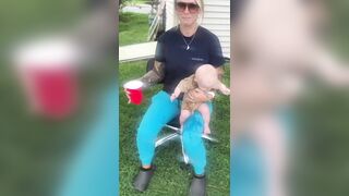 Don’t do this. Our job is to protect children, not intentionally antagonize infants.