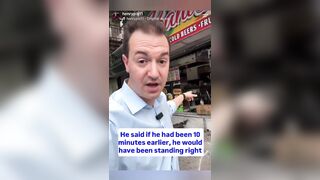 Everyone survived an incredibly violent crash in Manhattan this morning.