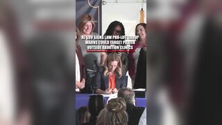 Mikie Sherrill signed into law that will criminalize praying outside abortion clinic
