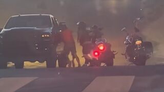 Truck Driver Shoots Biker During Confrontation In California