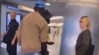 Polish man knocks out an illegal African migrant who was harassing local women