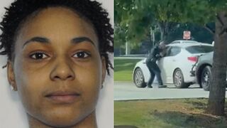 Shoplifting suspect drags Georgia officer through parking lot, woman arrested