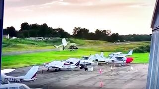 A small plane crashed into a Pennsylvania State Police helicopter at Carlisle Airport