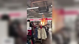 Man Sets Fire Inside Burlington Coat Factory in the Bronx