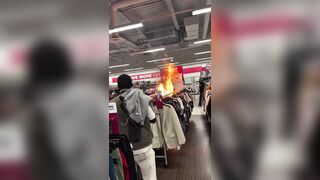 Man Sets Fire Inside Burlington Coat Factory in the Bronx
