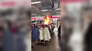 Man Sets Fire Inside Burlington Coat Factory in the Bronx