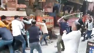 Indian street fight