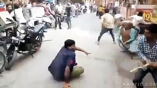 Indian street fight