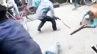 Indian street fight