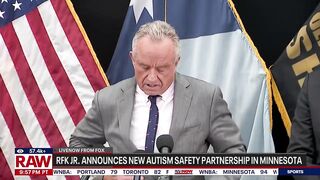 RFK Jr. gets interrupted by his "quack" ringtone during his speech on autism.