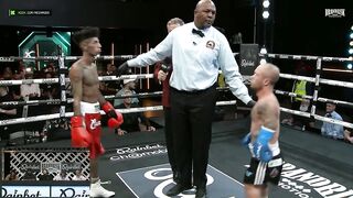Island Boy gets TKO by a dwarf in a boxing match (FULL FIGHT)