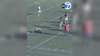 High school football coach fired after kicking a football into the balls of player