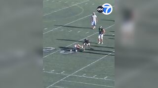High school football coach fired after kicking a football into the balls of player