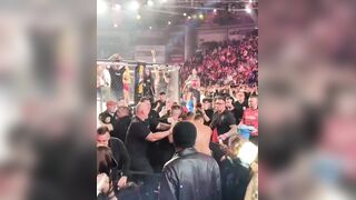 MMA fighter got jumped by the crowd after trying to bite his opponent’s ear off
