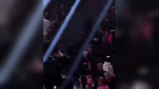 MMA fighter got jumped by the crowd after trying to bite his opponent’s ear off