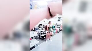 Female Walmart Shopper turns into a Chicken after Police Deal with Her
