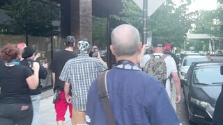Far-left activists clash with pro-MAGA patriots in the streets of Portland