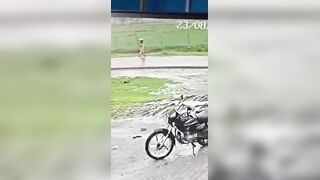 Woman struck by lightning , sudden weather tragedy claims her life