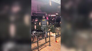 Wild Fight Breaks Out Outside Taco Shop In San Diego