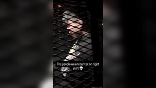 Street punk challenges cops