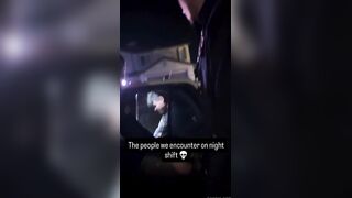 Street punk challenges cops