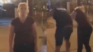 Black man punches a white woman in Montana bar because she said that "N" word