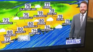 Maine Meteorologist's Live Laughing Fit Steals the Weather Show