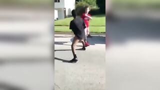 One on half street fight!