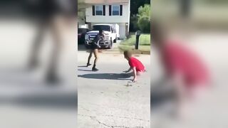 One on half street fight!
