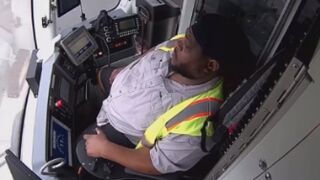 MUNI Operator Dozes Off and Hits Train in Front