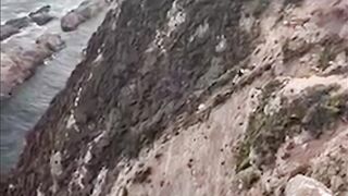 Two Climbers Rescued Near Big Sur After Being Stranded on Cliff