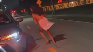 Crazy EX Rips the Door Clean Off Chasing His Girl and Her Friends