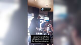 Anti-Islam Activist Thrown Out of Church, Assaulted by Black-Clad Suspects