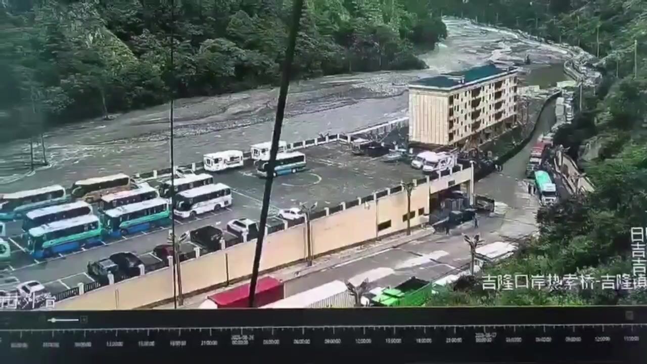 Nepal-Tibet border flood. Dozens dead, hundreds missing.