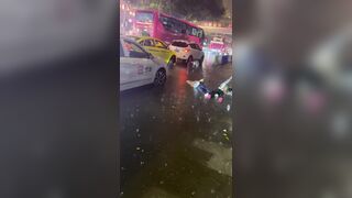 Mother and Daughter Tourists Fall into Electrified Puddle Near Hongyadong