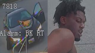 Shirtless driver crashes into Florida school bus before fleeing on foot