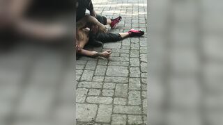 Security Guard Does an Excellent Job – Clearly Well-Trained