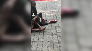 Security Guard Does an Excellent Job – Clearly Well-Trained