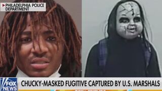 The Chucky-masked man who terrorized Philadelphia has been caught.