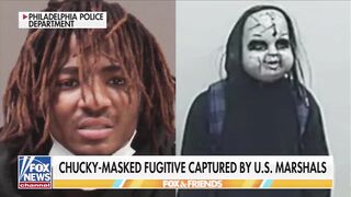 The Chucky-masked man who terrorized Philadelphia has been caught.
