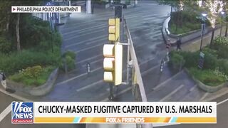 The Chucky-masked man who terrorized Philadelphia has been caught.